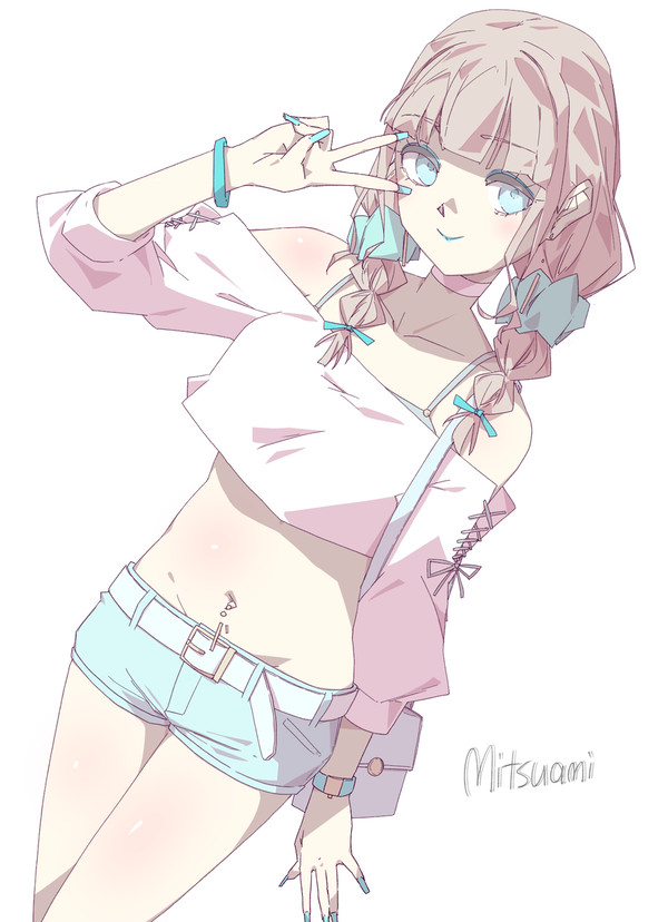 三つ編みちゃん