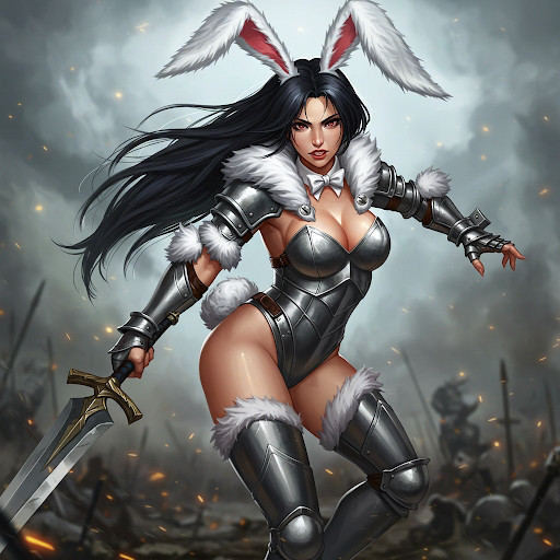 bunny warrior