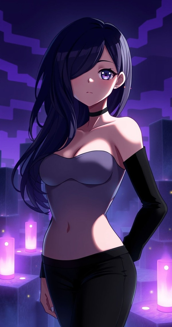 anime dark girl