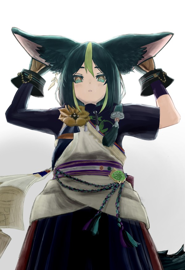 耳がもふもふなティナリ