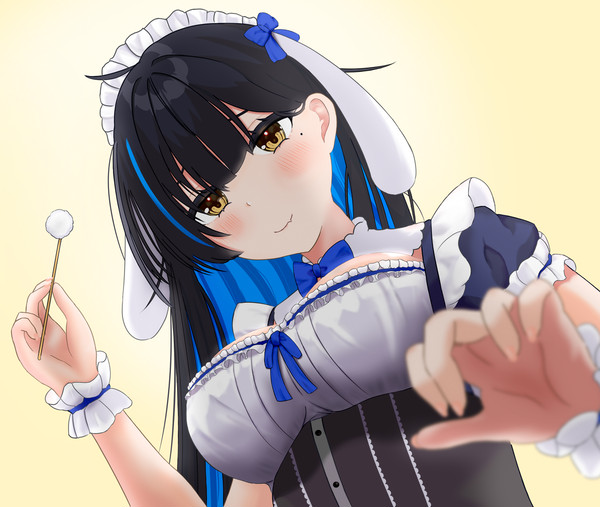 ひなたちゃんの耳かき(2枚目透過)