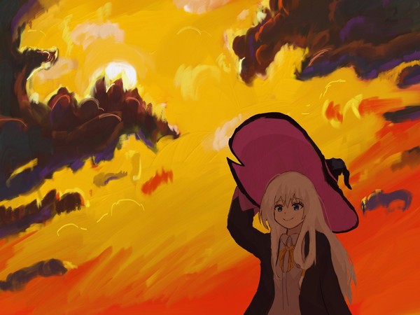 夕暮れ