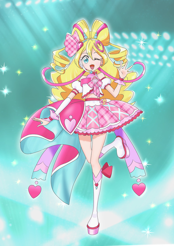 キュアアイドル　ぬりえを塗ってみた！