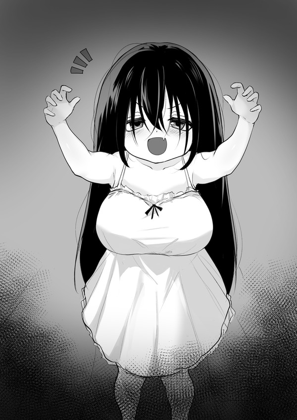 ロリ爆乳幽霊をひん剥いて好き放題する