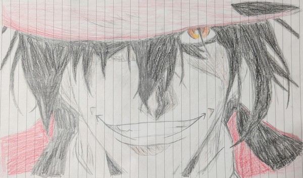 HELLSING　模写　アーカード