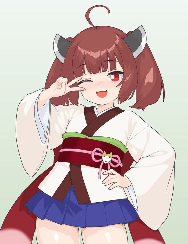 東北きりたんお誕生日イラスト - 1/1