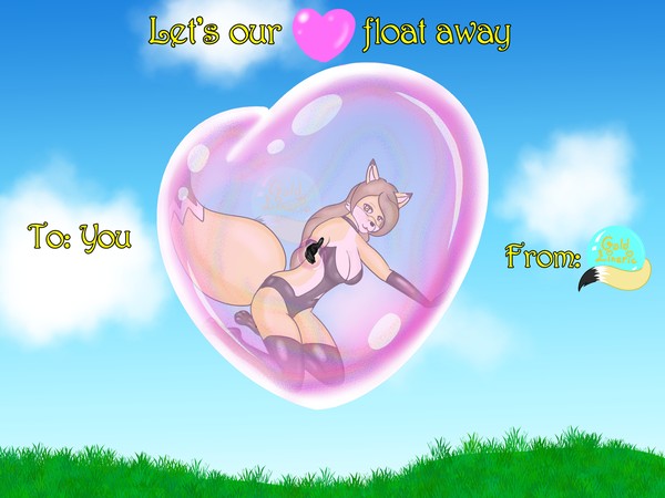 Goldie's Floating Heart