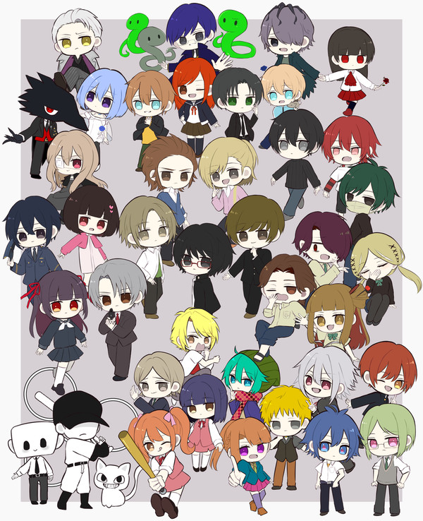 好きなもの詰め込んだフリゲ集合絵〜!🎮✨