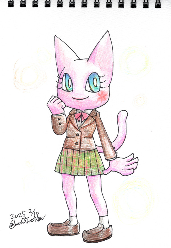 色鉛筆絵　2025年2月10日