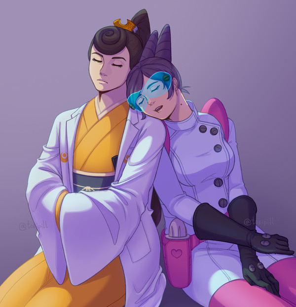 Metis and Aura sleeping