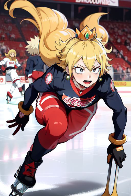 Princess Peach on the Red Wings