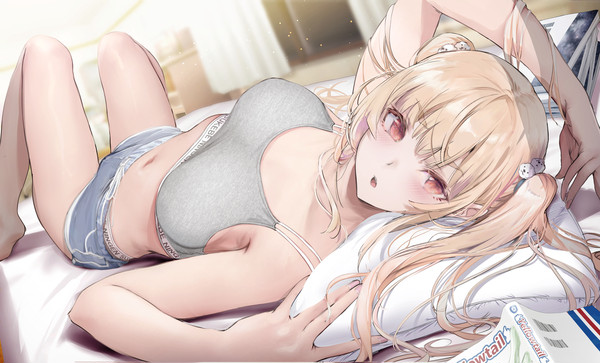 兄のベッドを占領しなぜか部屋から出ていこうとしないギャル。【カラ - 1/2