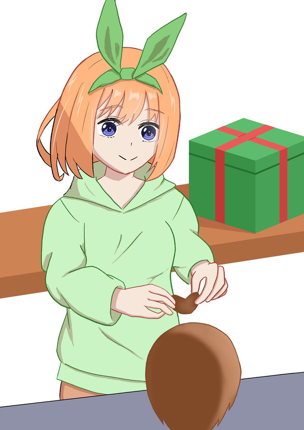 四葉の風太郎チョコ作り
