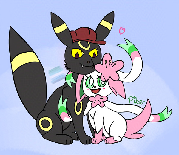 Me and my BF OCs as Eeveelutions