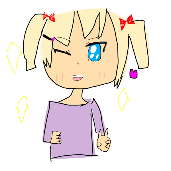 アクセサリーつけてワクワクしているキッちゃん