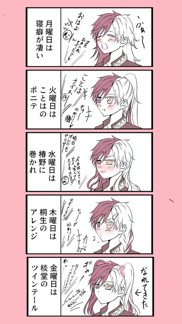 桜ちゃんの髪型事情