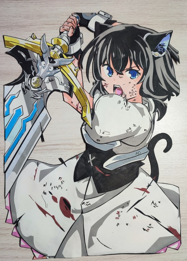 【切り絵】フラン【転生したら剣でした】
