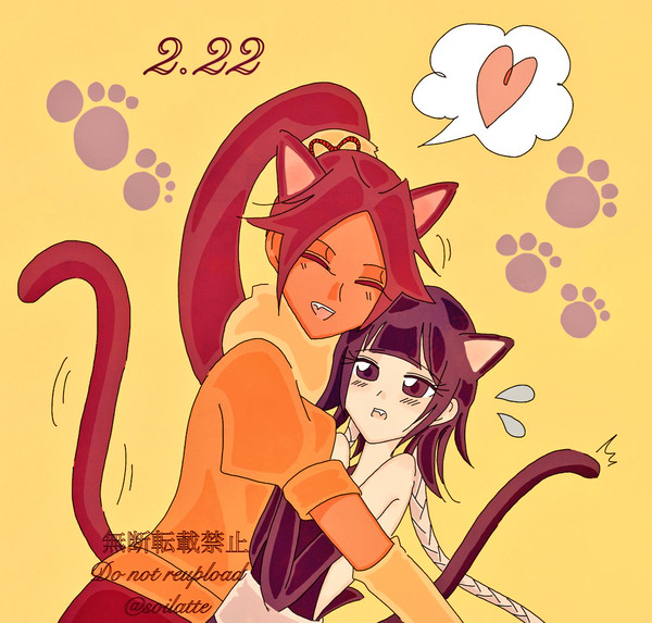 夜砕ねこの日🐈‍⬛🐝💕💕