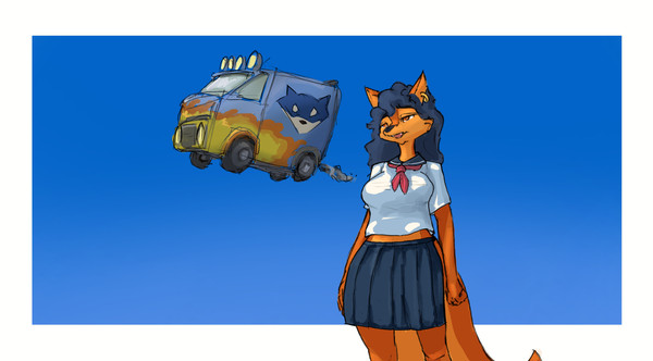 Carmelita going to school