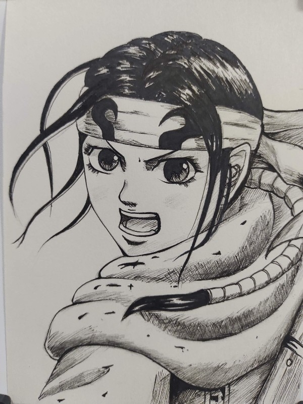 羌瘣　模写