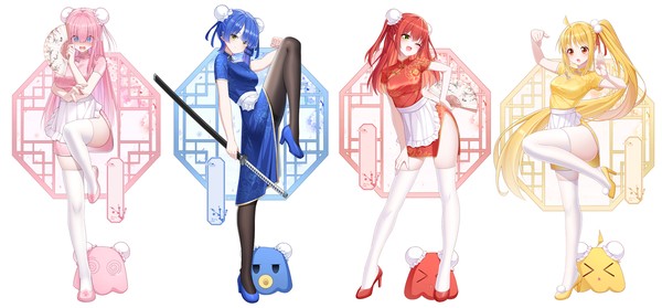 後藤ひとり·山田リョウ·喜多ちゃん·伊地知虹夏