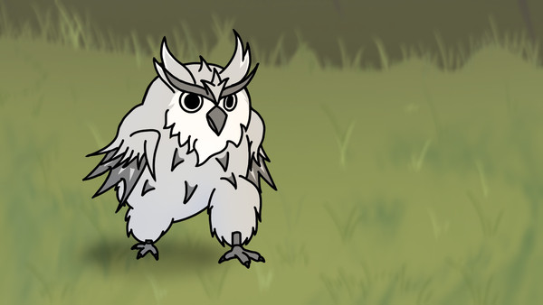 走るオウルハズク