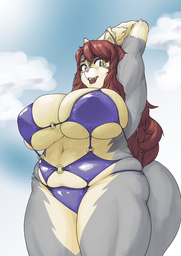 ぽっちゃりとしてムッチリしたケモ姐さん