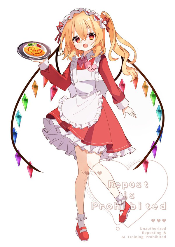 春例アクスタ用メイドフランちゃん