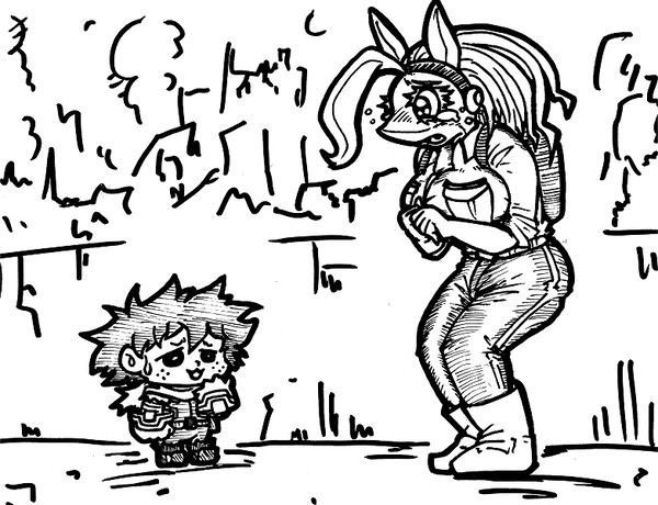 つかれたデクのアニメ