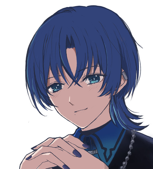 初描き青くん