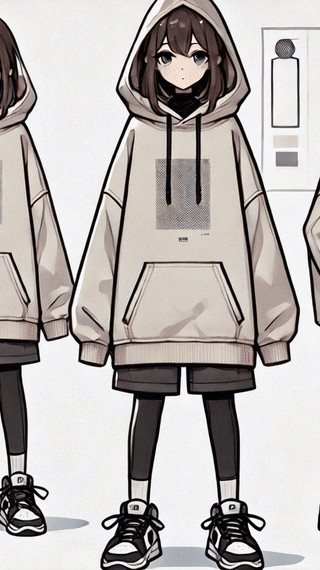 パーカー彼女