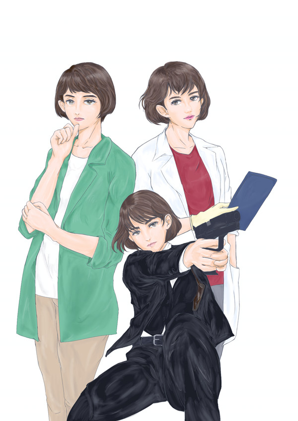 描き分け練習(色つき)