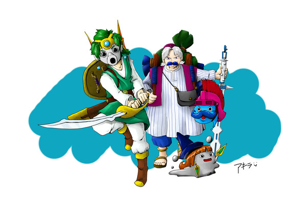 ドラクエ4 勇者&トルネコ&ライアン&アリーナ【DQ4】