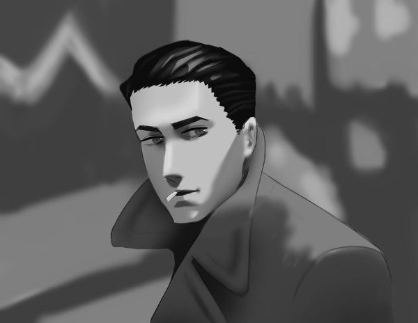 Meursault posing as Camus