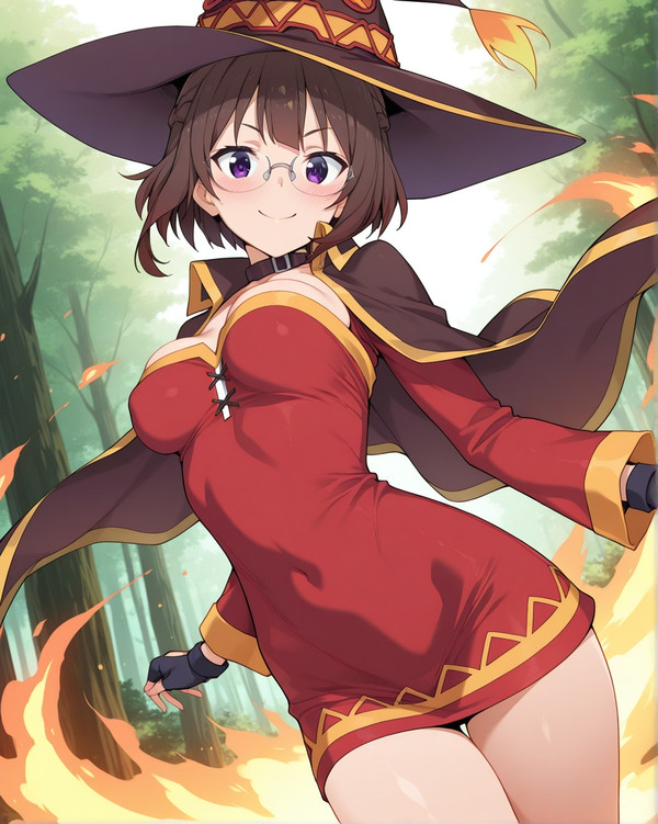 めぐみんをコスプレ