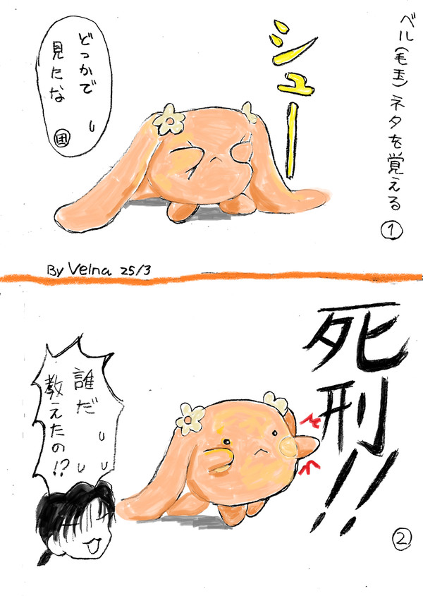 ネタを習得した毛玉