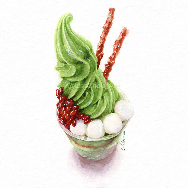 抹茶アイスクリーム - 1/1