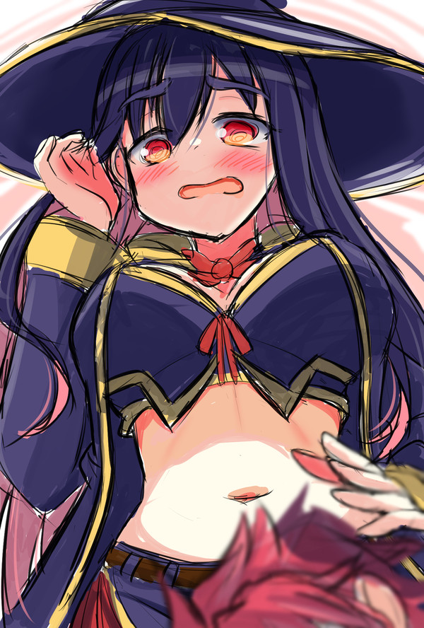 膝枕するイドラさん