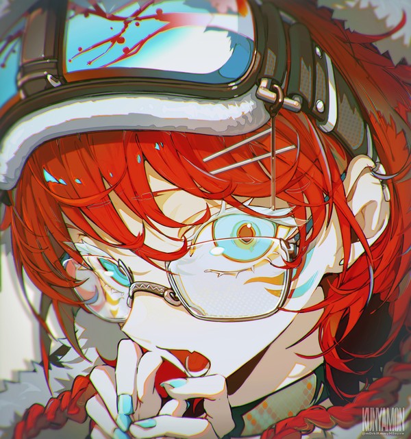 目が合った