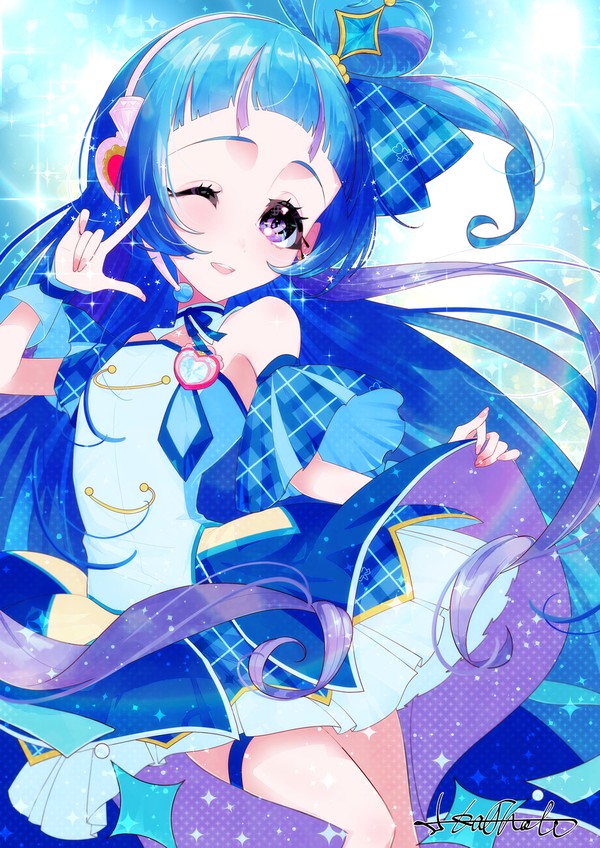 お目々ぱっちん🩵キュアウインク✦⋆.˚⊹⁺