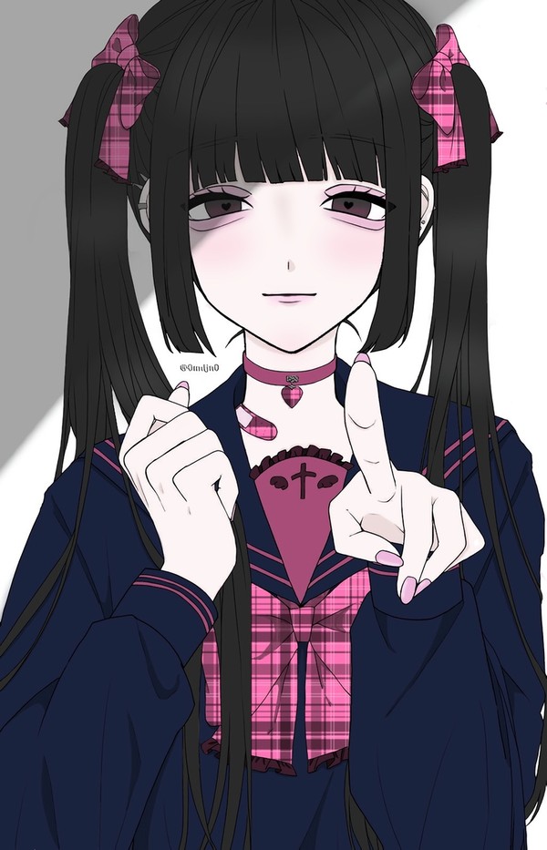 線画ぬってみた