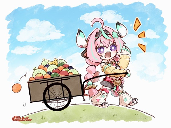 果樹園の娘