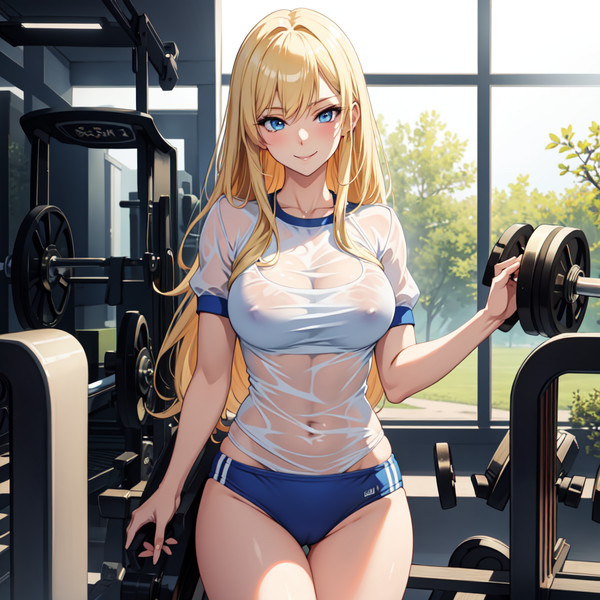 金髪ブルマ2
