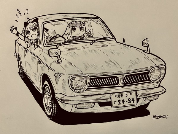 カローラでブイブイしてる石神と皇女