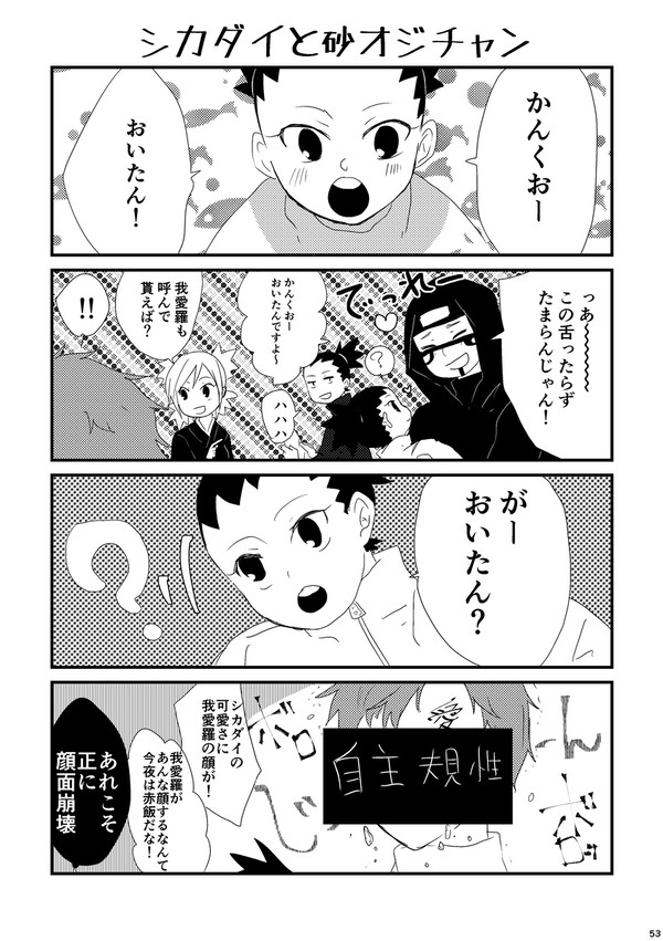 【シカテマ】4コマまとめ【NARUTO】