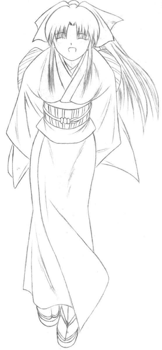 るろうに剣心 - 昔の下描き