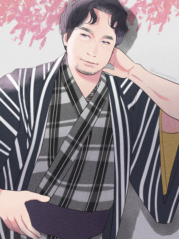 和装の安元さん