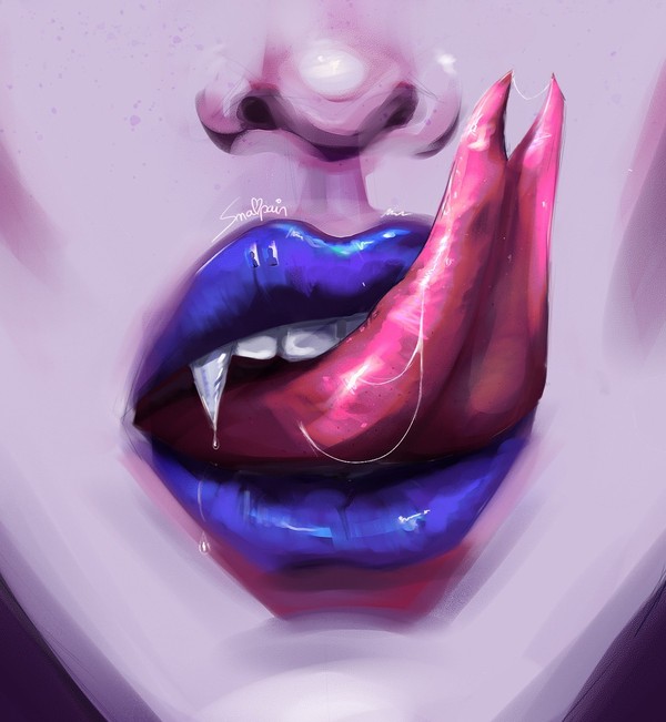 Evening Snack with a vampire