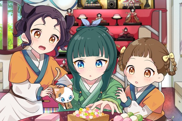 【薬屋】ひな祭りの準備中🎎🌸