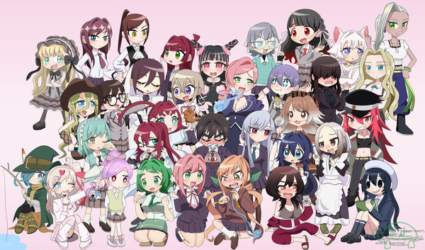 恋太郎ファミリー集合絵(計33人ver.)